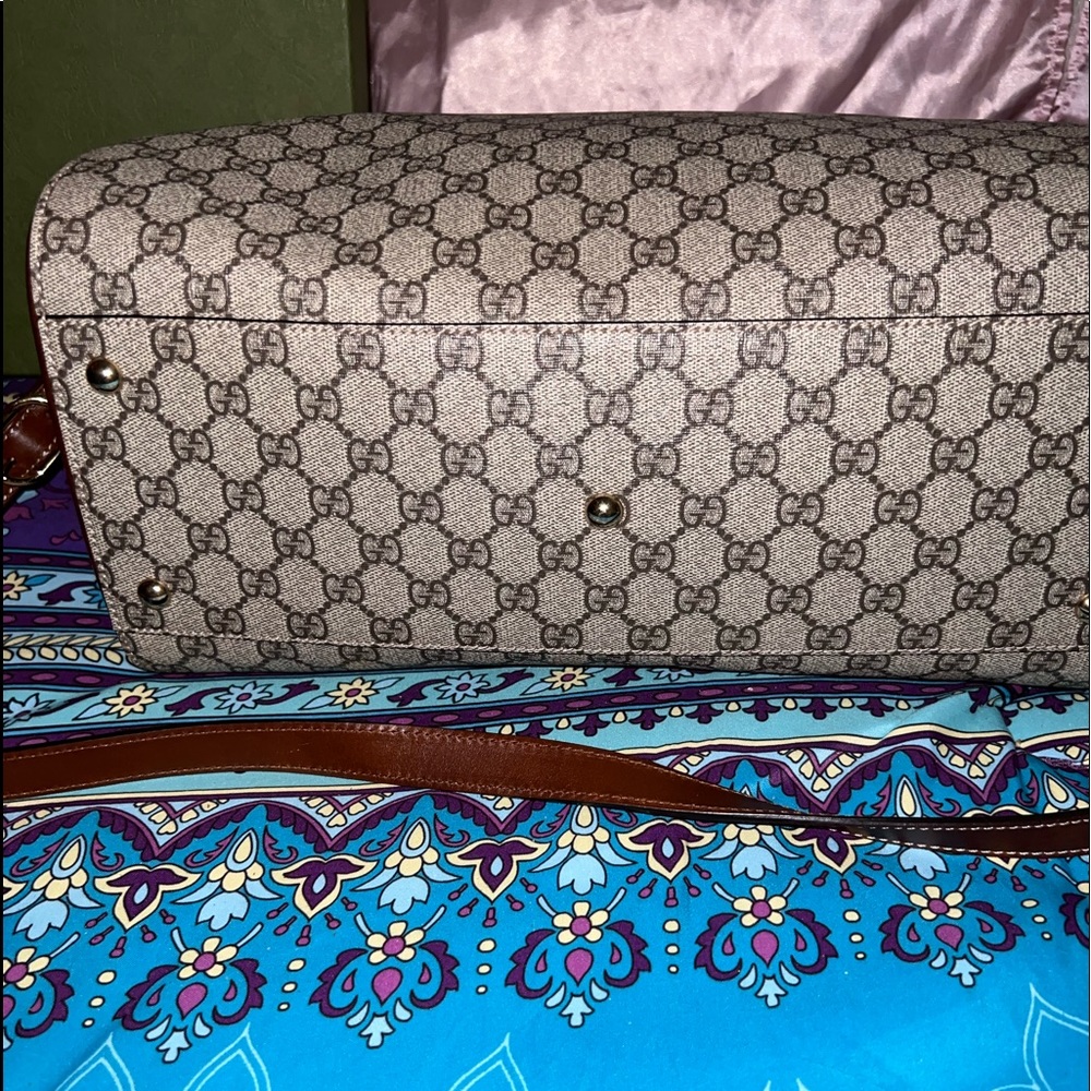 Gucci Medium GG Supreme Top Handle Bag🤎❤️‍🔥 - Picture 4 of 9